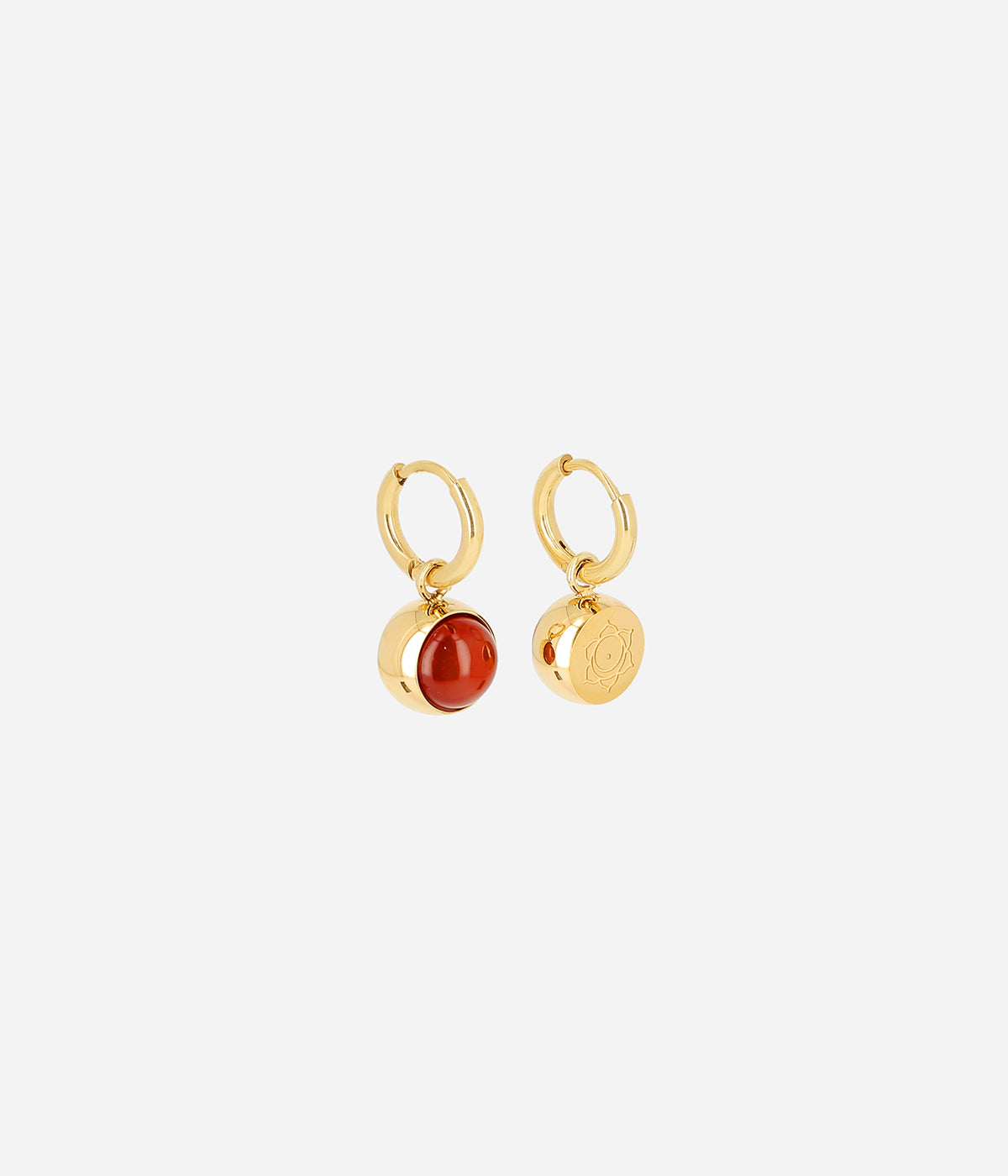 Boucles d'oreilles Finni (Acier doré)