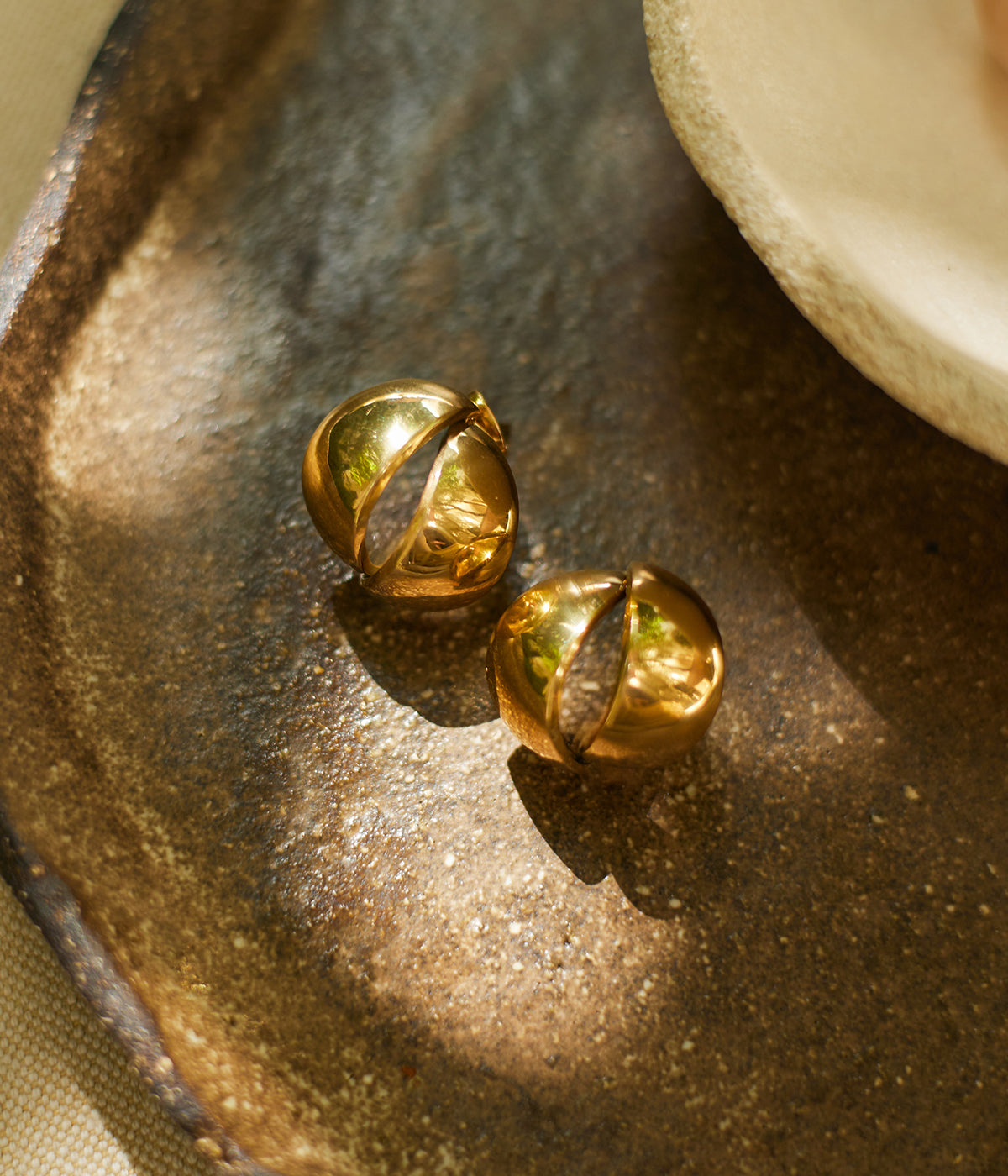 Boucles d'oreilles Danila (Acier doré)