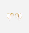 Boucles d'oreilles Basilio (Acier doré)