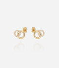 Boucles d'oreilles Antonio (Acier doré)