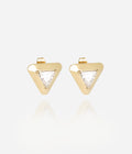 Boucles d'oreilles Goki (Acier doré)