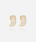 Boucles d'oreilles Luméa (Acier doré)