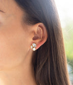 Boucles d'oreilles Galane (Acier doré)