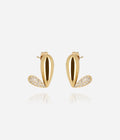 Boucles d'oreilles Riola (Acier doré)