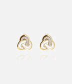 Boucles d'oreilles Tossilo (Acier doré)