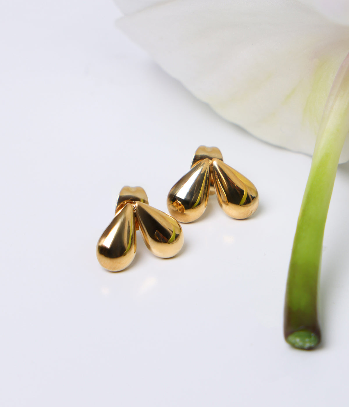 Boucles d'oreilles Messine (Acier)