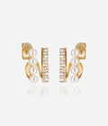 Boucles d'oreilles Gregorio (Acier doré)