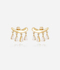 Boucles d'oreilles Poggio (Acier doré)