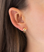 Boucles d'oreilles Jodie (Acier doré)