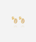 Boucles d'oreilles Dalna (Acier doré)
