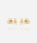 Boucles d'oreilles Beata (Acier doré)