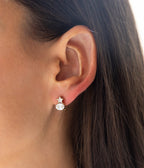 Boucles d'oreilles Gioia (Acier doré)
