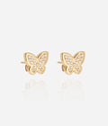 Boucles d'oreilles Logan (Acier doré)