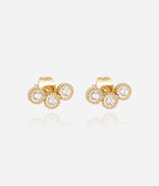 Boucles d'oreilles Taormine (Acier doré)