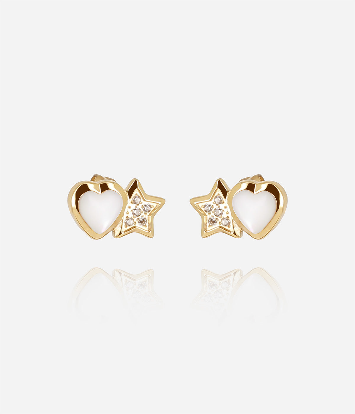 Boucles d'oreilles Sassari (Acier doré)