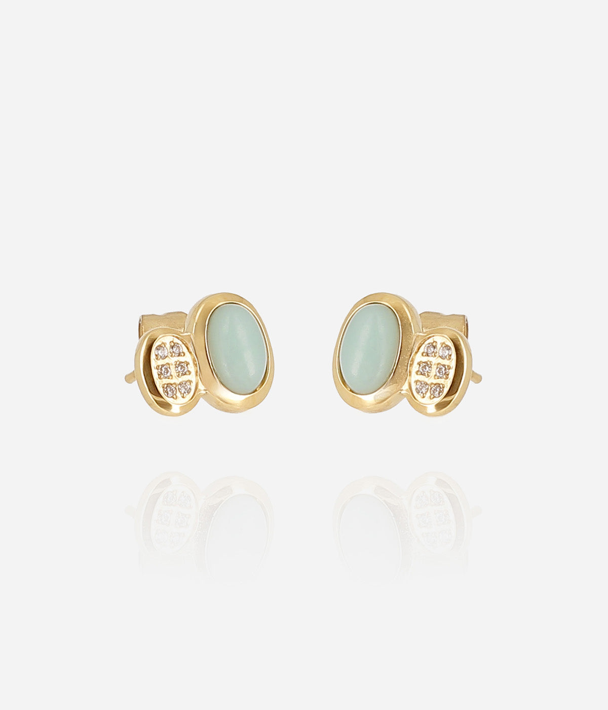 Boucles d'oreilles Nicolosi (Acier doré)