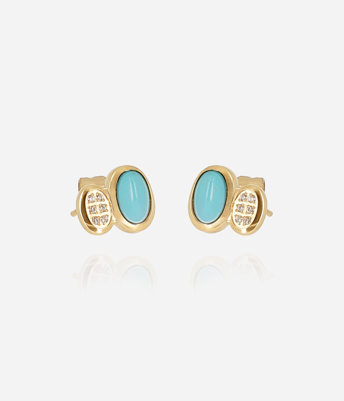 Boucles d'oreilles Nicolosi (Acier doré)