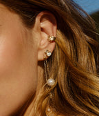 Boucles d'oreilles Nicolosi (Acier doré)