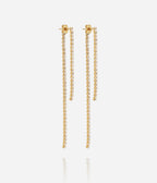 Boucles d'oreilles Breeka (Acier doré)