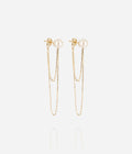 Boucles d'oreilles Narcisso (Acier doré)