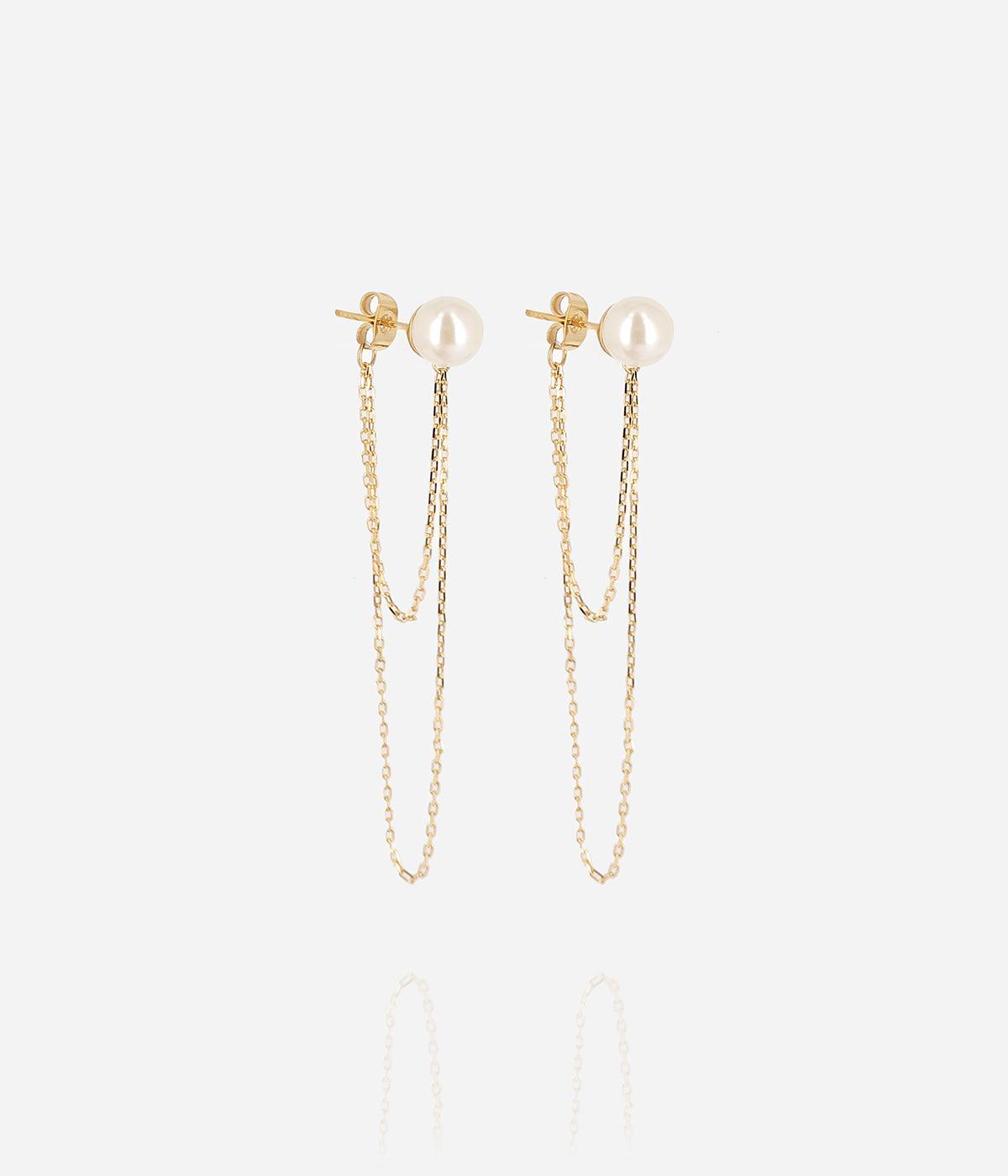 Boucles d'oreilles Narcisso (Acier doré)