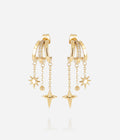 Boucles d'oreilles Valentina (Acier doré)