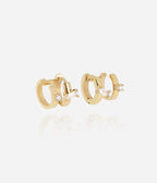 Boucles d'oreilles Angela (Acier doré)