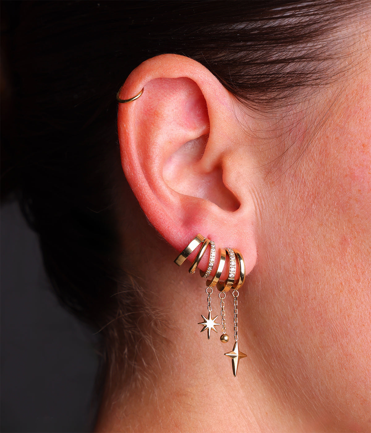 Boucles d'oreilles Virginia (Acier)