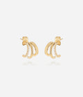Boucles d'oreilles Virginia (Acier doré)