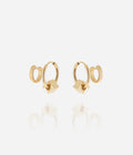 Boucles d'oreilles Gilda (Acier doré)