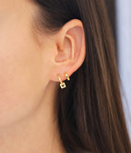 Boucles d'oreilles Gilda (Acier doré)
