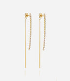 Boucles d'oreilles Akane (Acier doré)