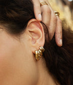 Boucles d'oreilles Tawny (Acier)