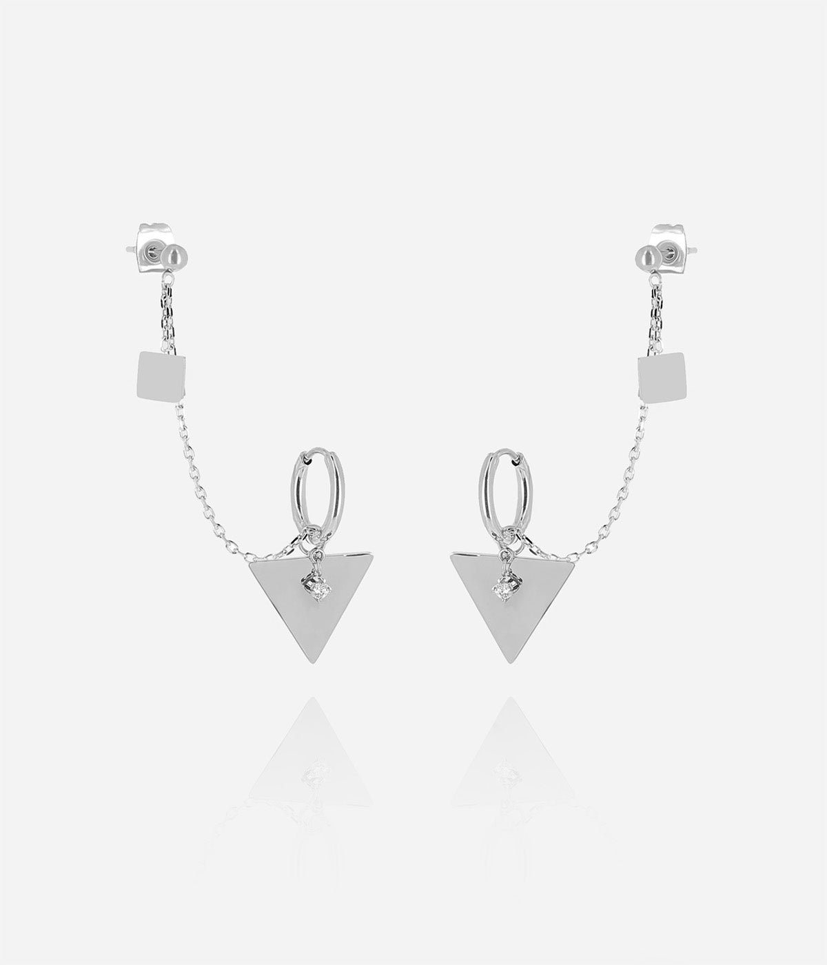 Boucles d'oreilles Banra (Acier)