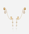 Boucles d'oreilles Paceco (Acier doré)