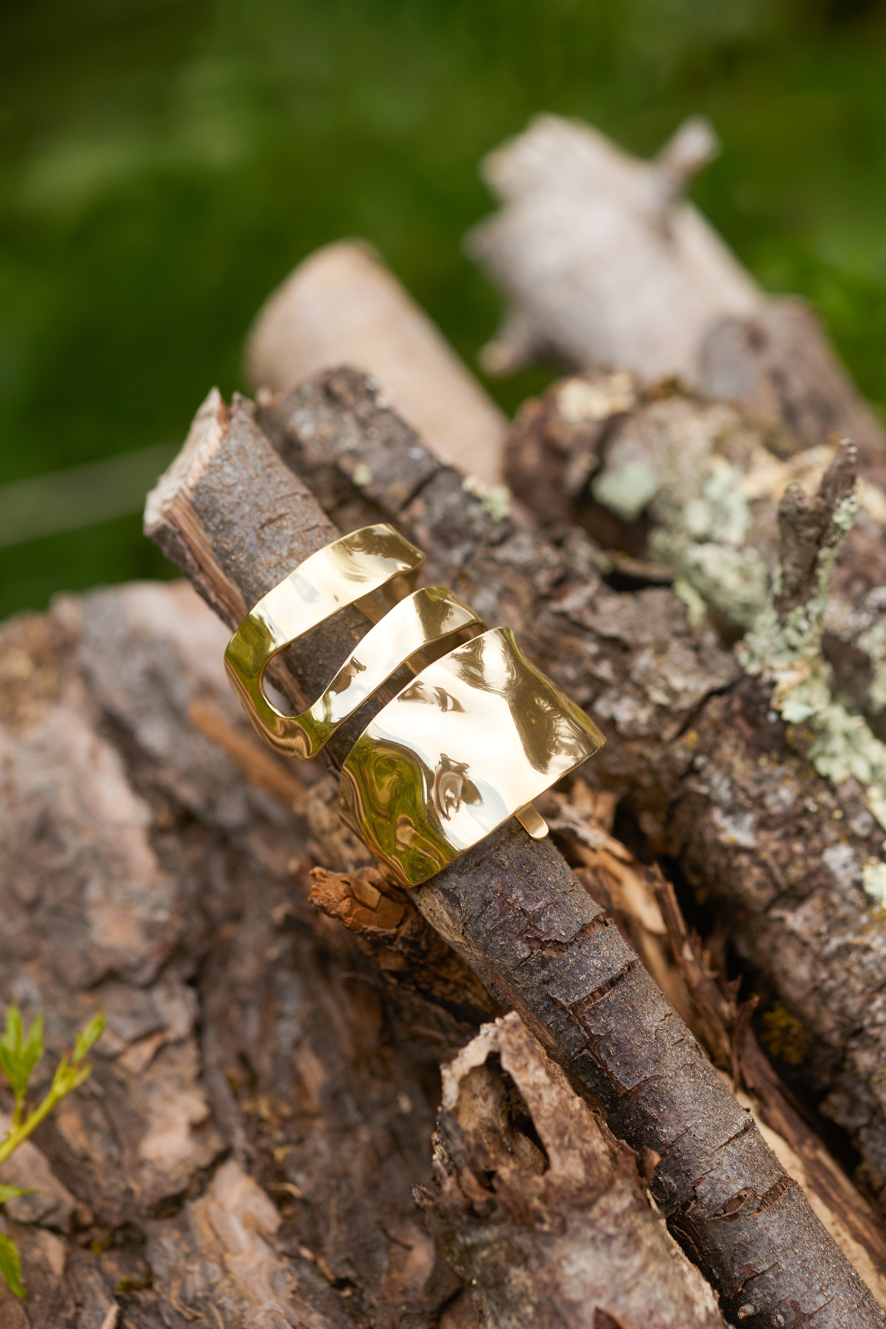 Barrette Maylin (Acier doré)