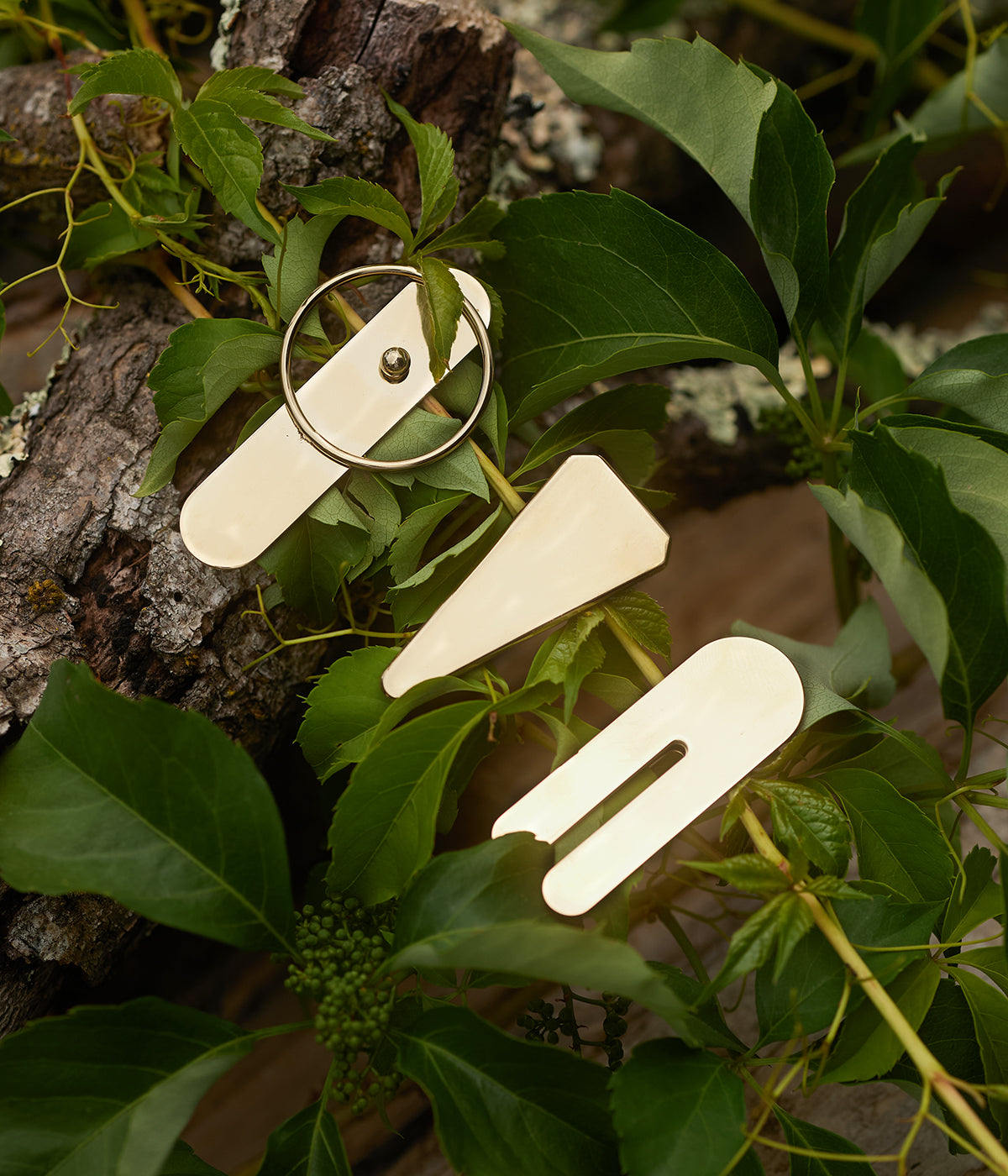 Barrette Maren (Acier doré)