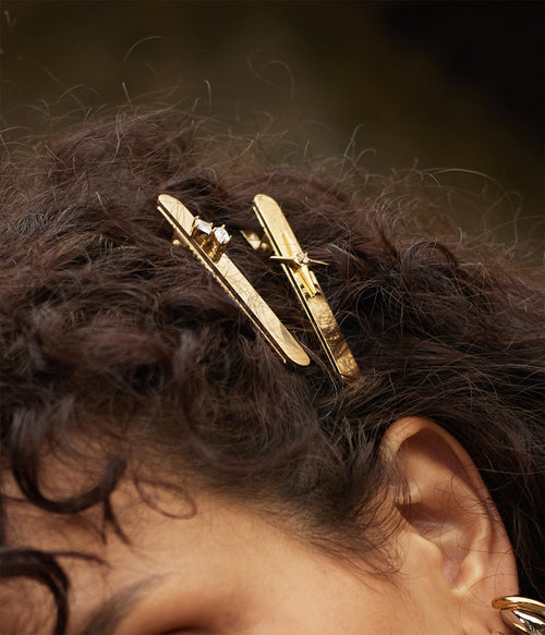 Barrette Sorell (Acier doré)