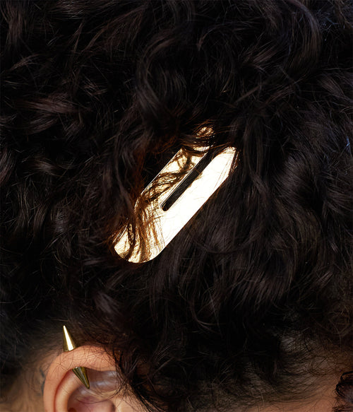 Barrette Maren (Acier doré)