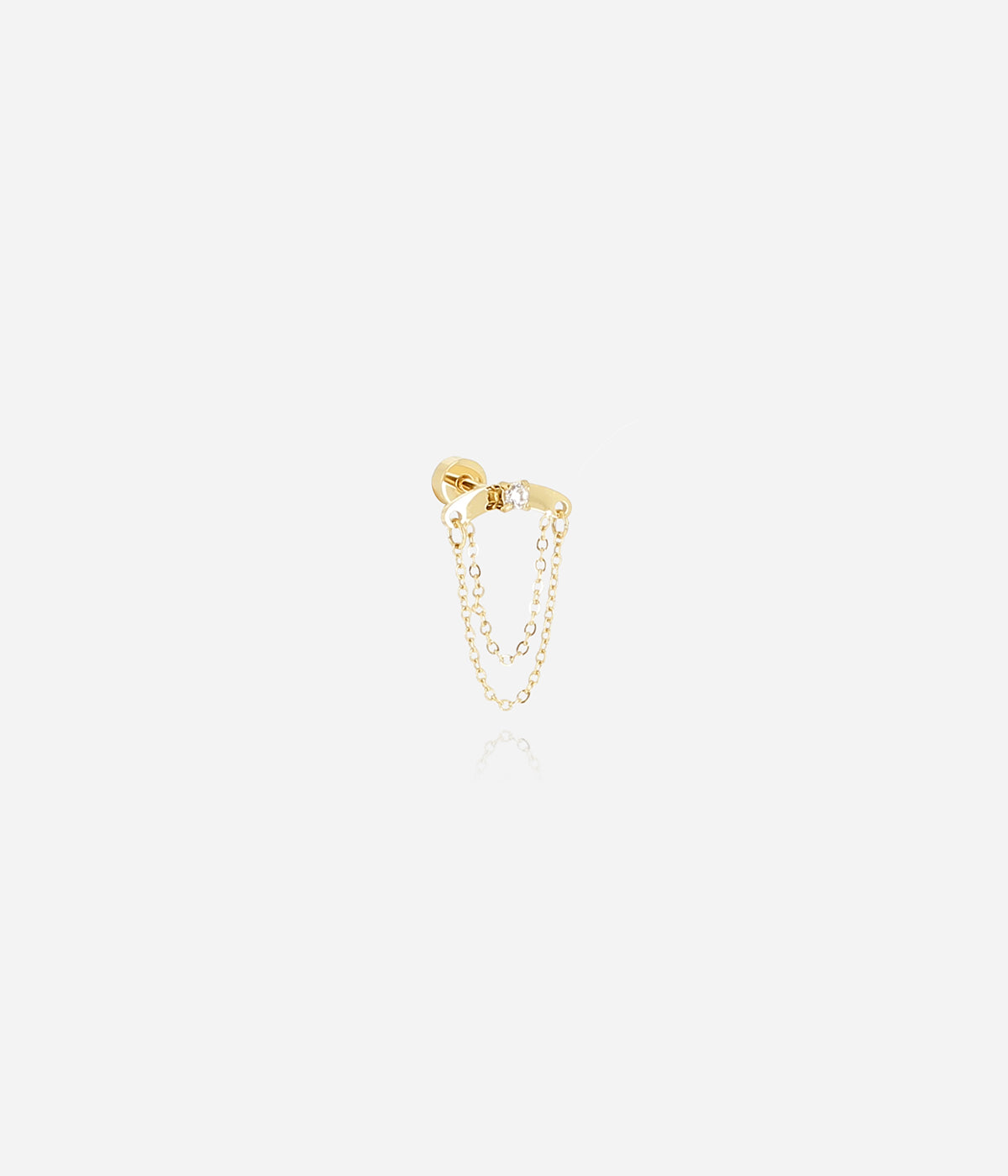 Piercing Fakarava (Acier doré)