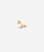 Piercing Cardiff (Acier doré)