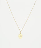 Collier Rune Chance (Acier doré)