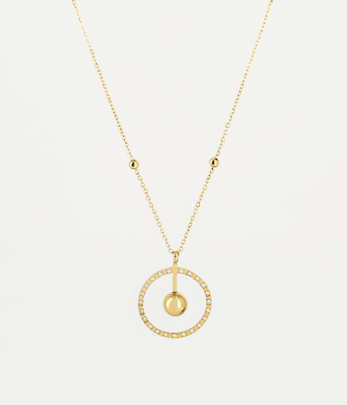 Collier Lucrecia (Acier doré)