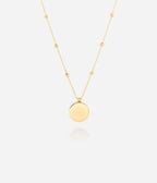 Collier Pearl (Acier doré)