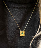 Collier Amuleto (Acier doré)