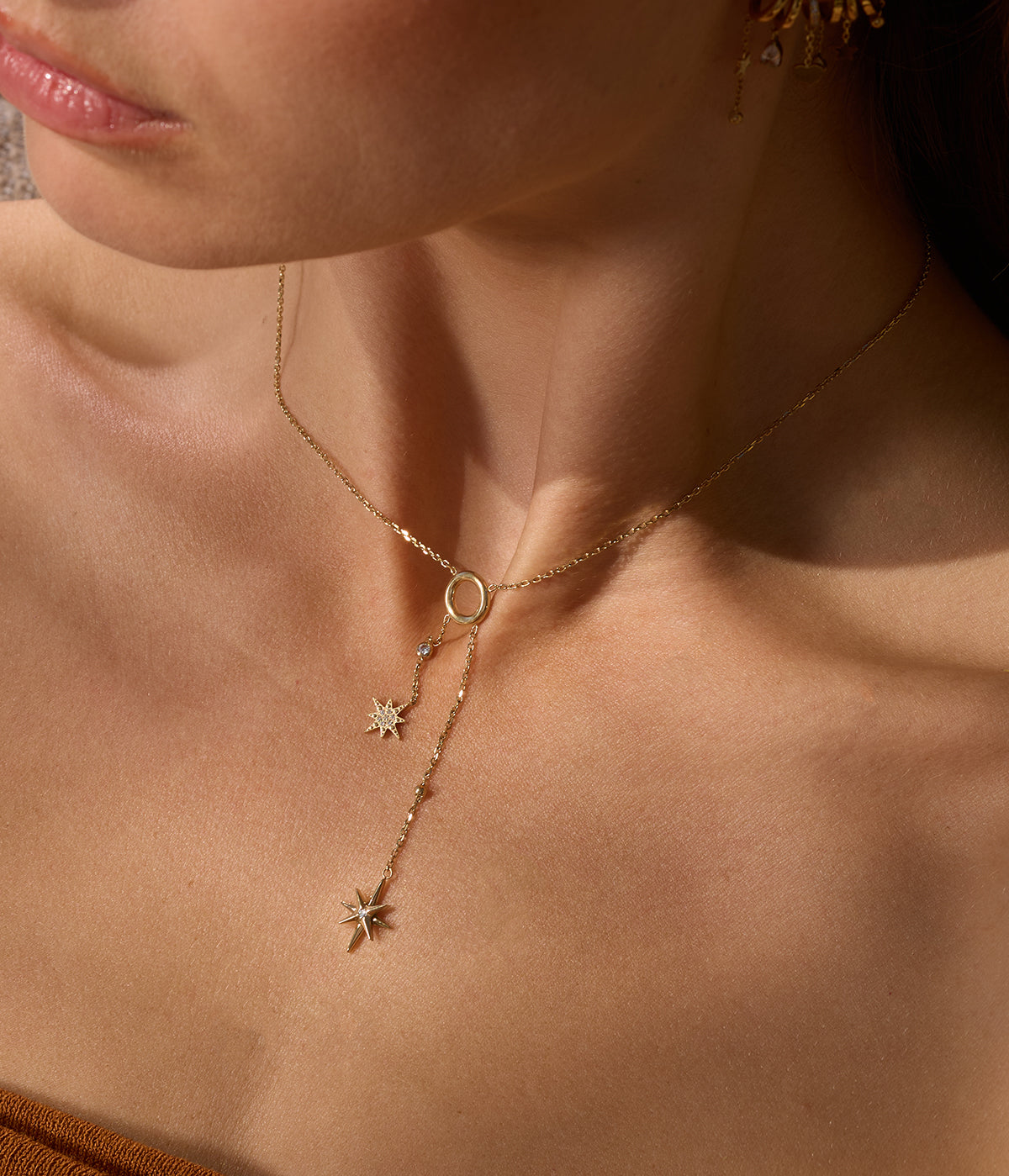 Collier Delta (Acier doré)