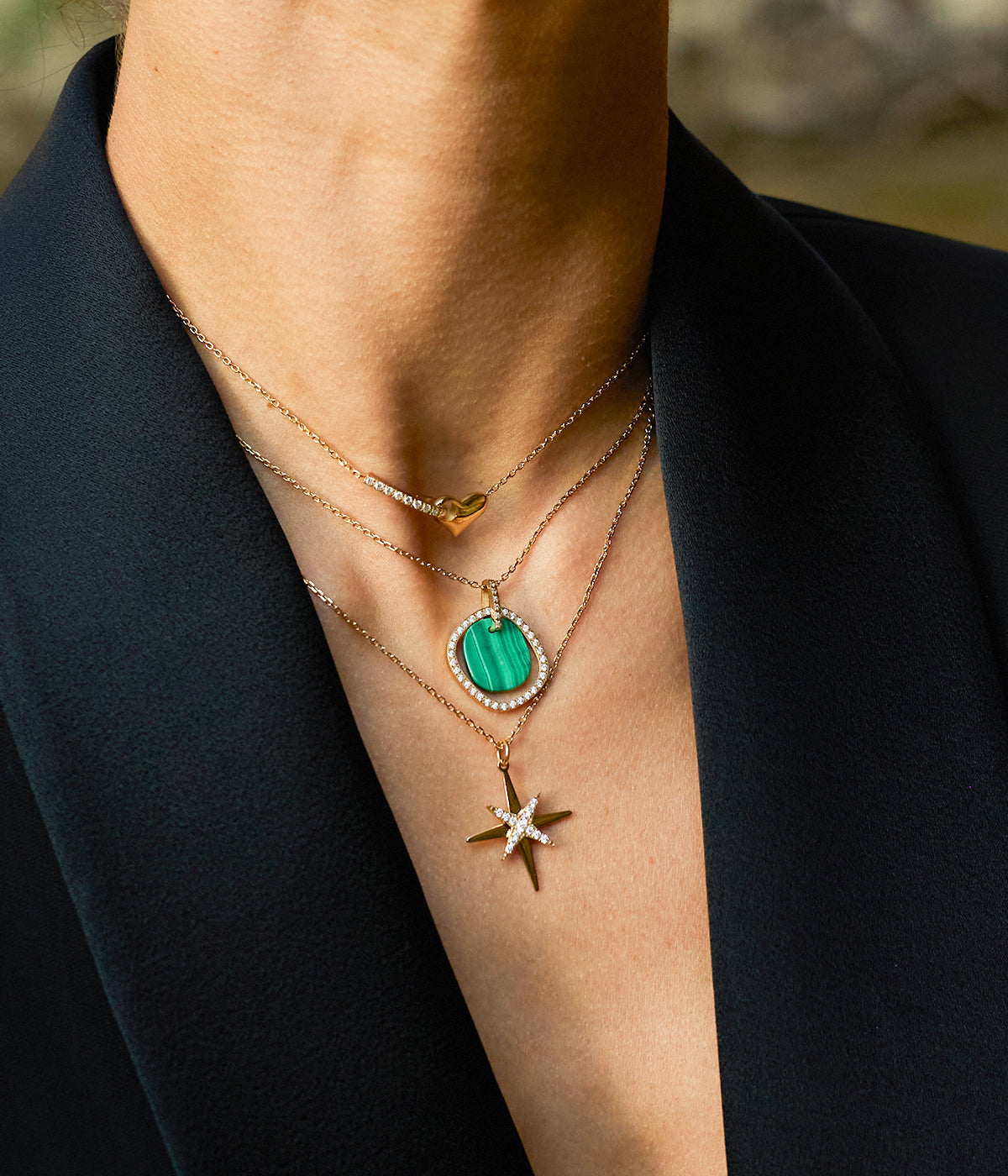 Collier Léor (Acier doré)