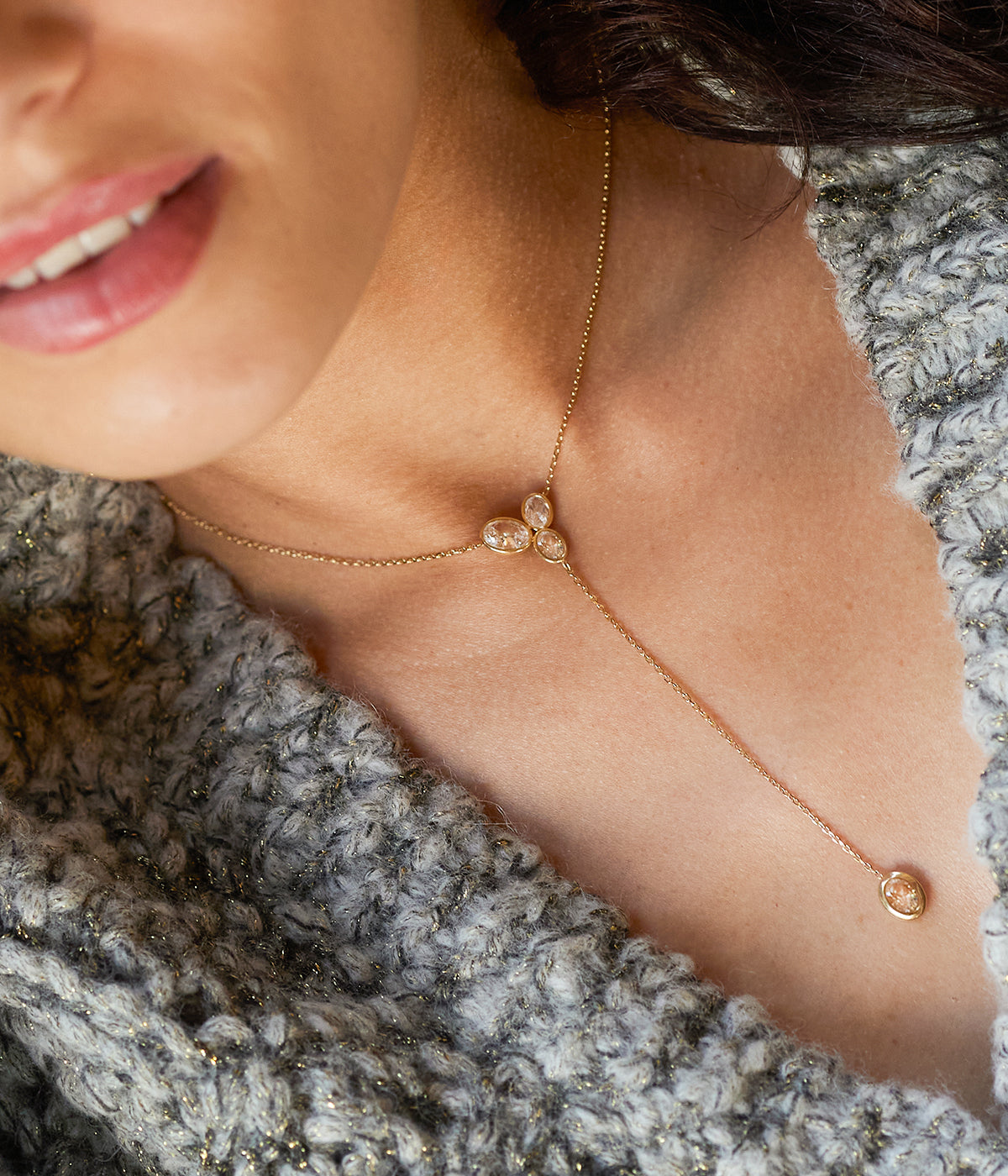 Collier Galane (Acier doré)
