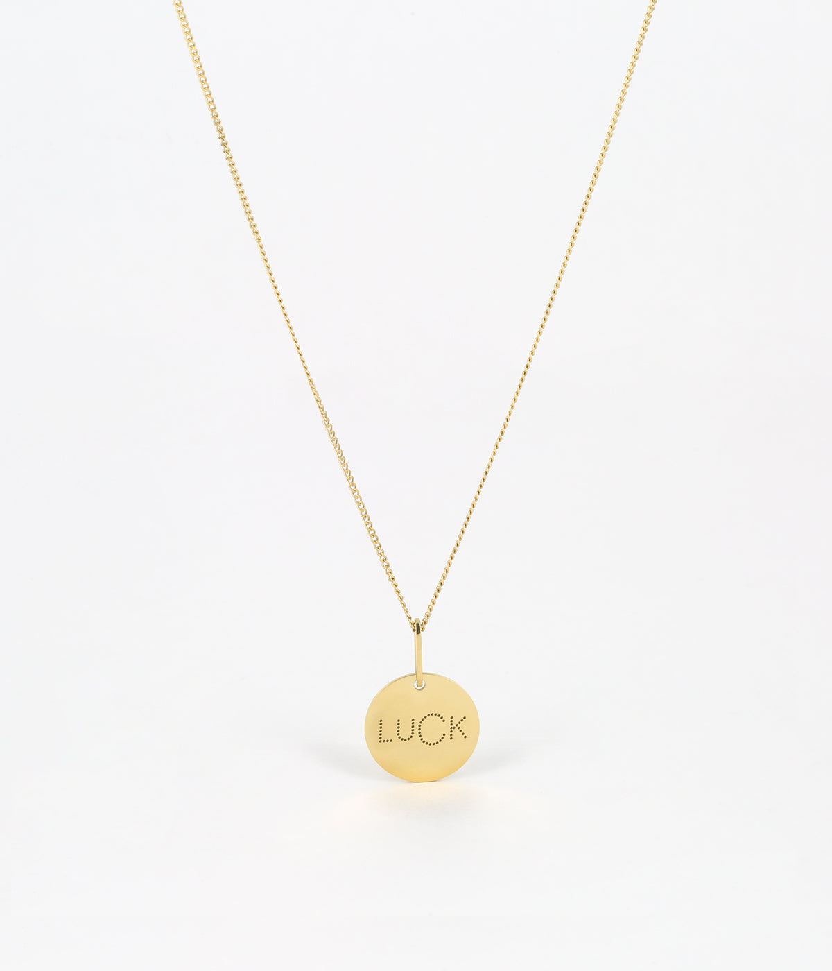 Collier Luck (Acier doré)