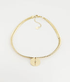 Collier Rennie (Acier doré)